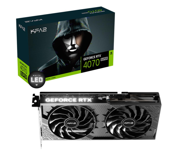 KFA2 GeForce RTX 4070 Super 1-Click OC 2X V2 12GB GDDR6X - 1257115 - zdjęcie